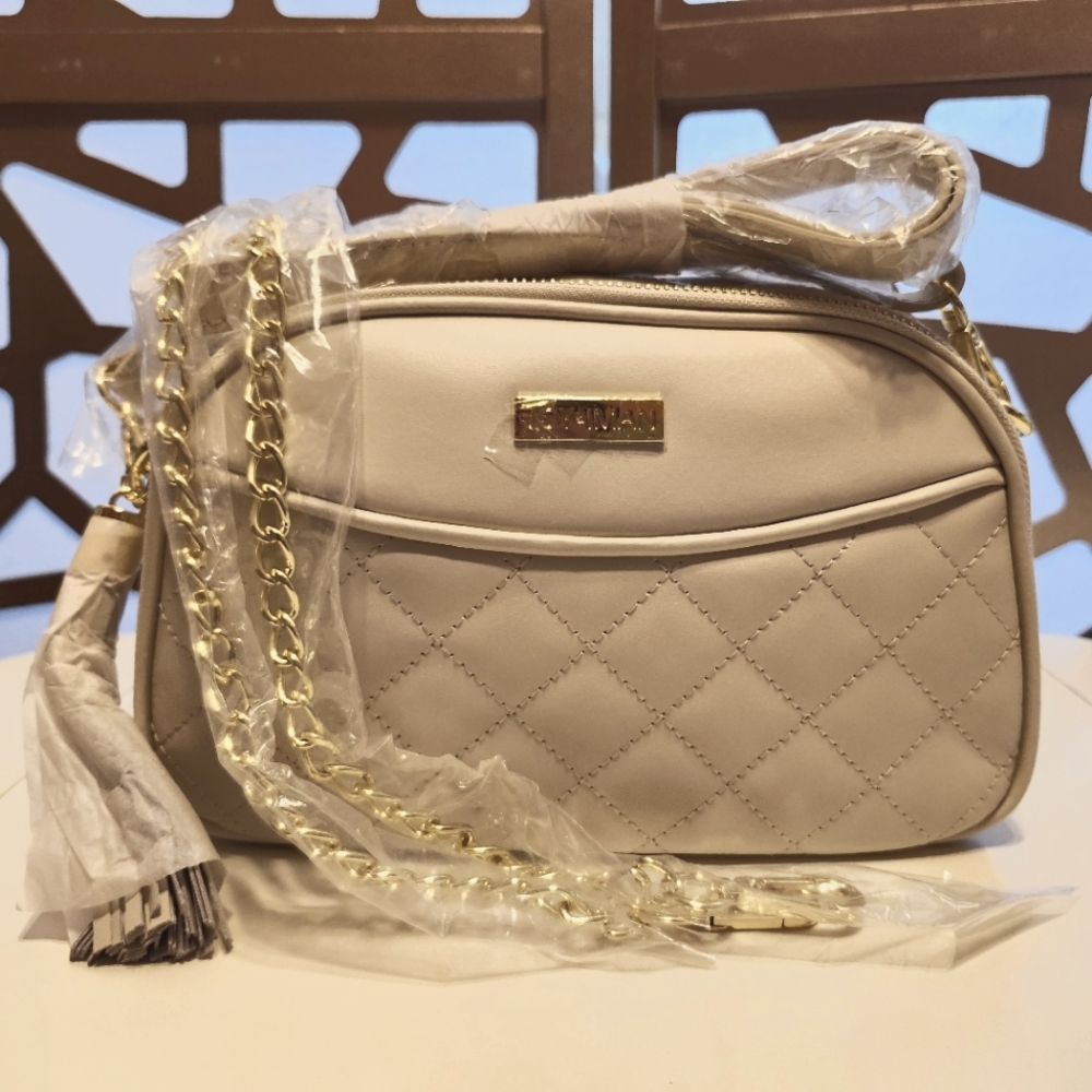 Joy & Iman Leather Shoulder Bag